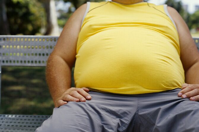 Men who are overweight are at risk of prostatitis