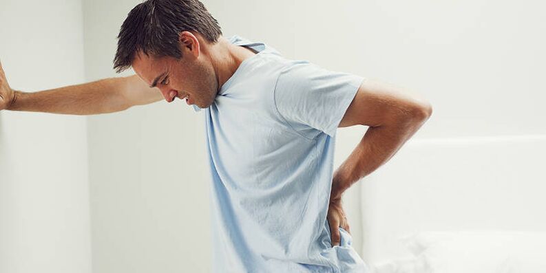 Low pain in prostatitis